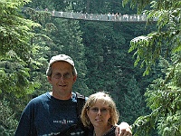 DSC 5018 adj  Nancy and I in front of the bridge